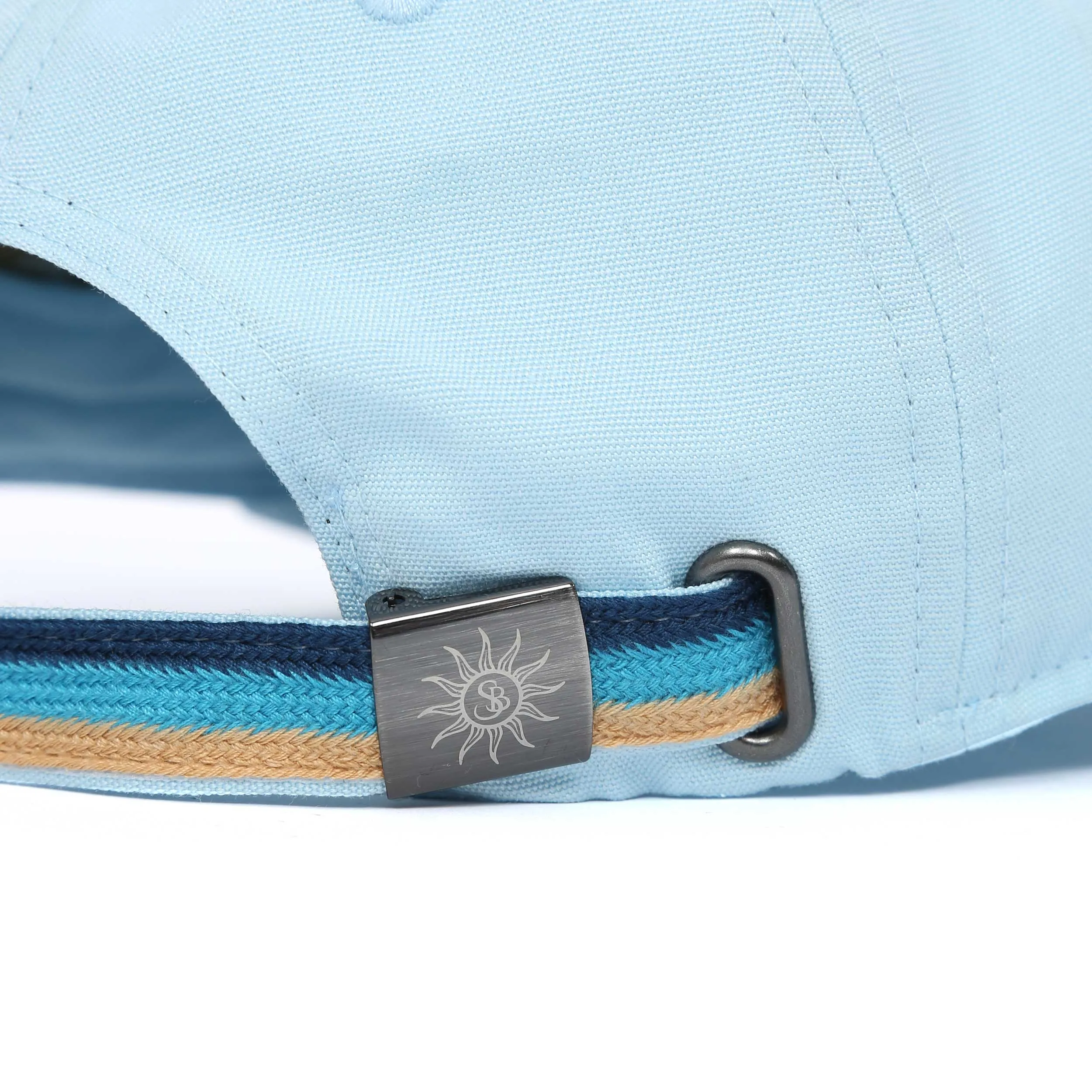 Sandbanks Badge Logo Cap in Crystal Blue