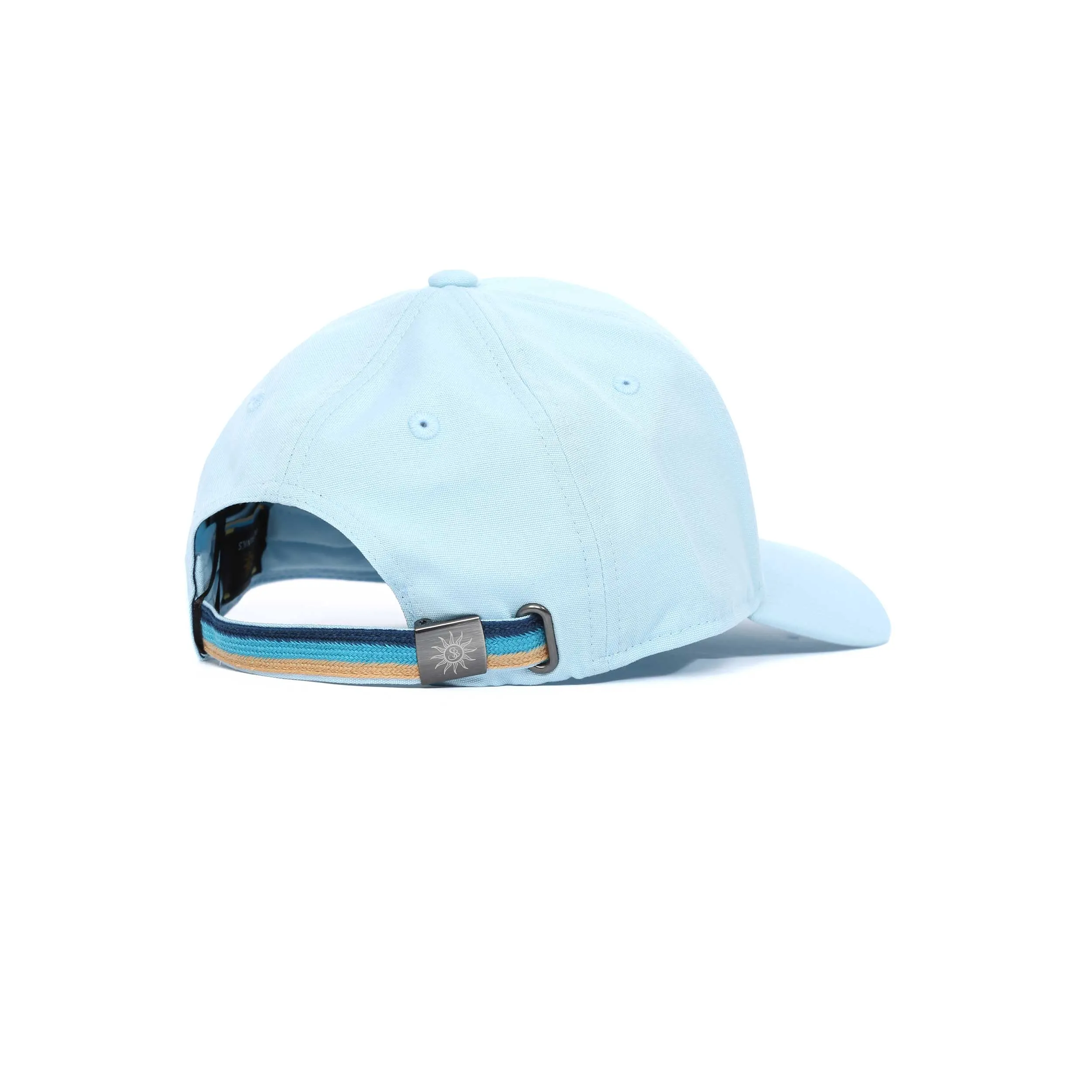 Sandbanks Badge Logo Cap in Crystal Blue