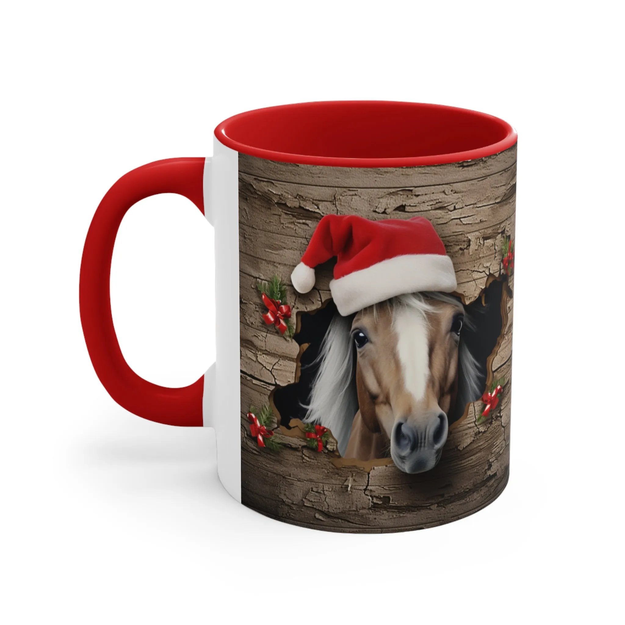 SANTA HORSE MUG - MUGSCITY - FREE SHIPPING