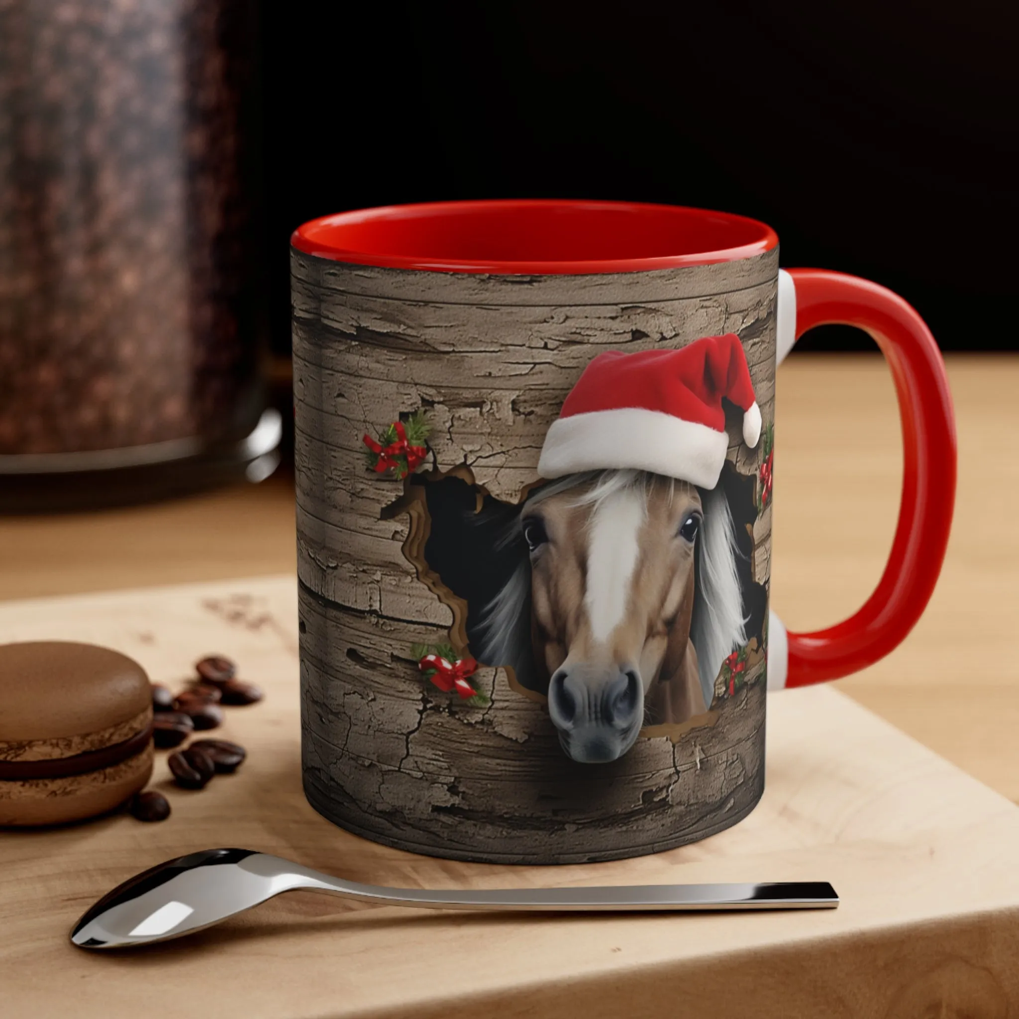 SANTA HORSE MUG - MUGSCITY - FREE SHIPPING