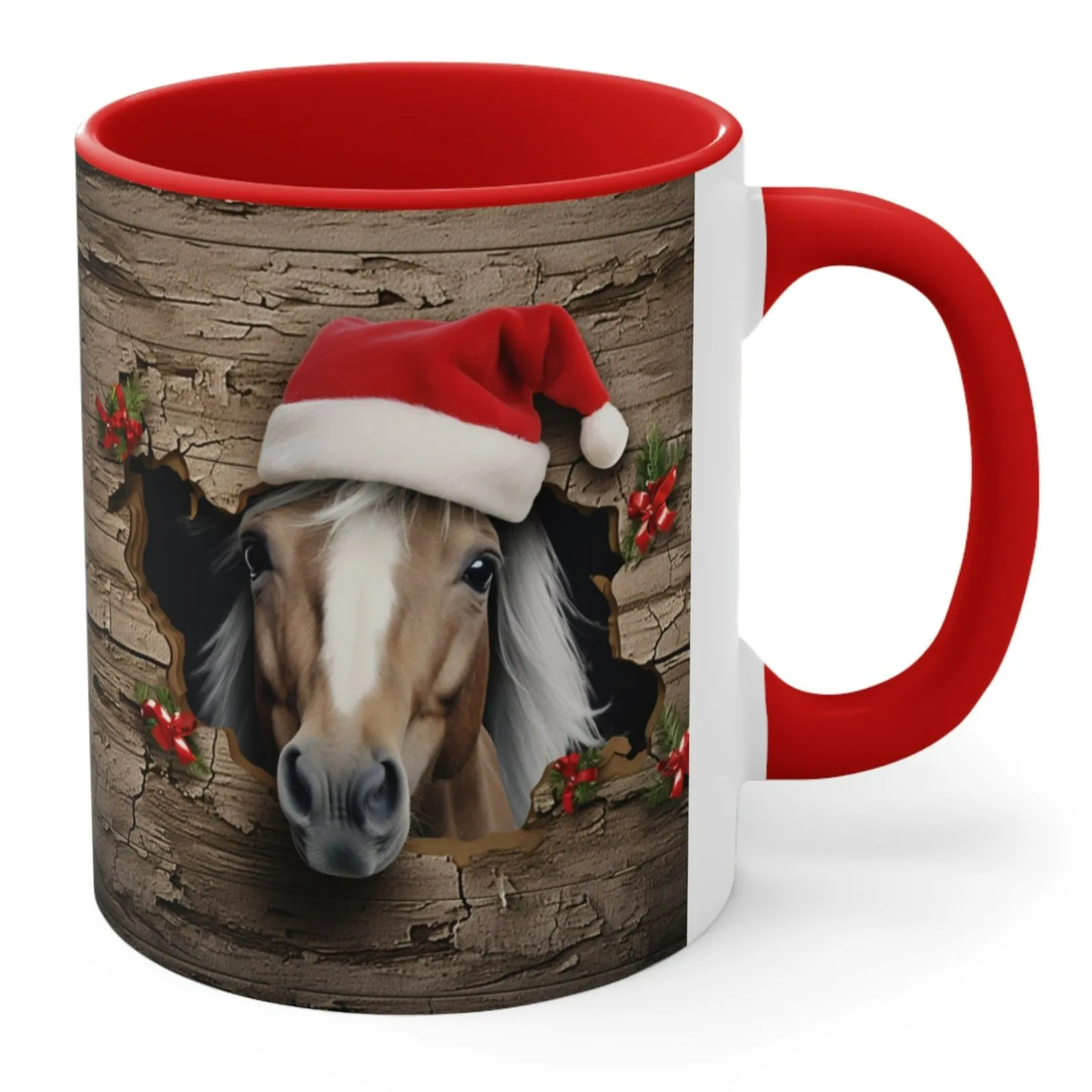 SANTA HORSE MUG - MUGSCITY - FREE SHIPPING