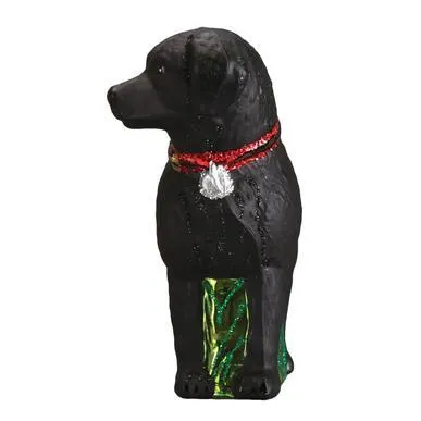 Standing Black Lab Ornament