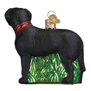 Standing Black Lab Ornament