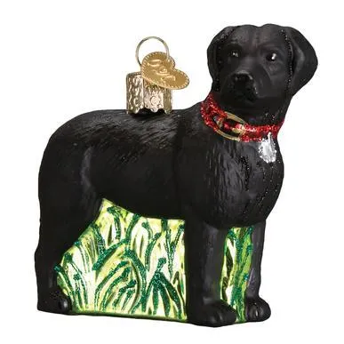 Standing Black Lab Ornament