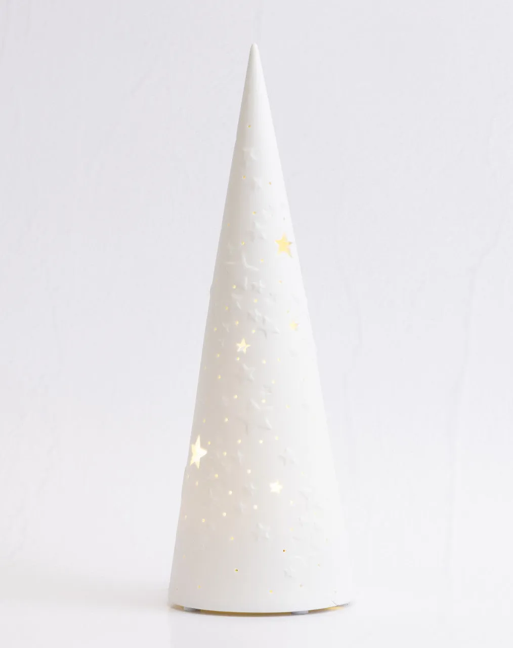 Starry White Porcelain USB Table Top Tree 29cm