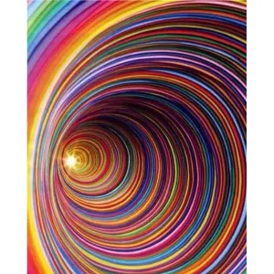 Stripe Vortex - Full Round Diamond - 30x40cm