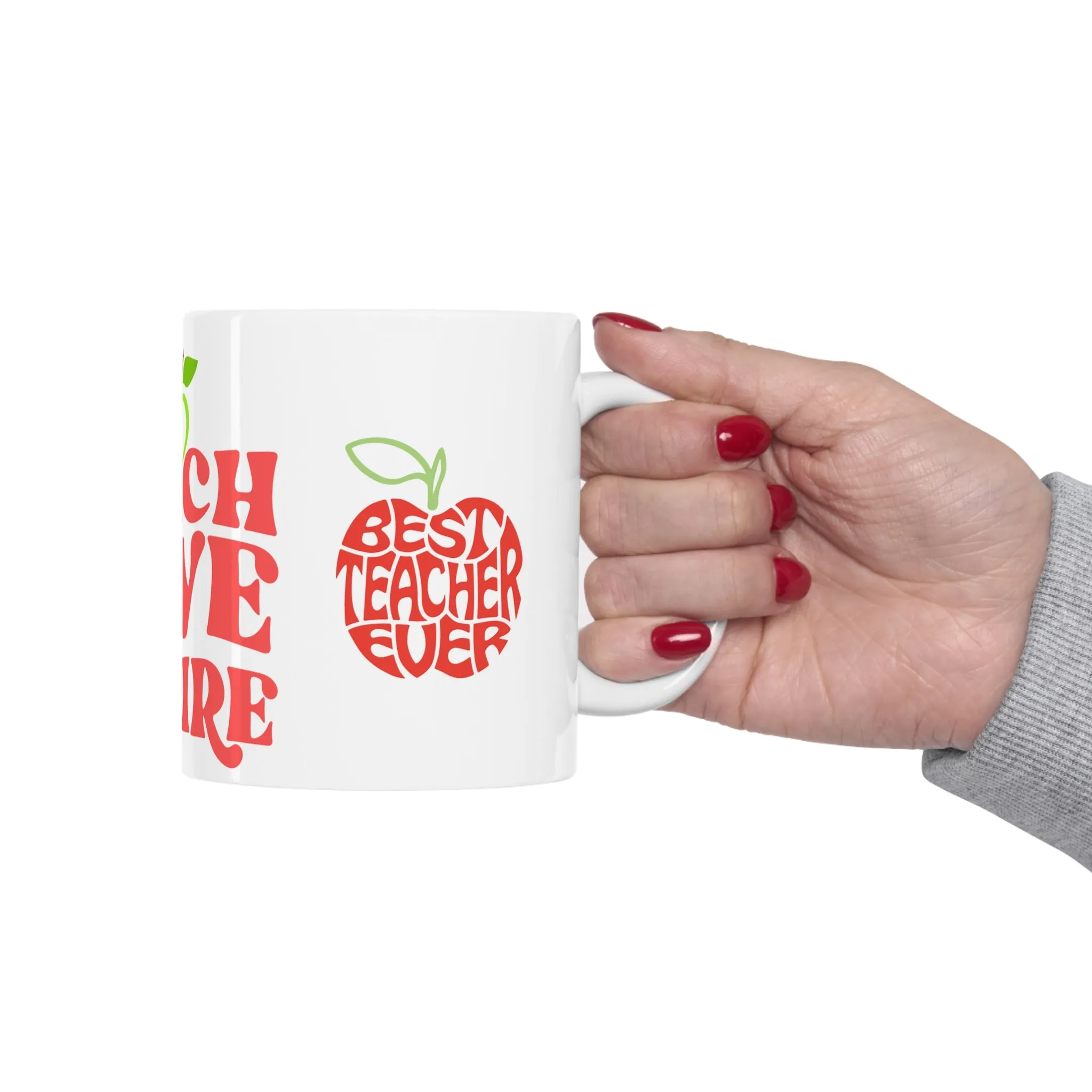 TEACH LOVE INPIRED MUG FOR TEACHERS - MUGSCITY - Free Shipping