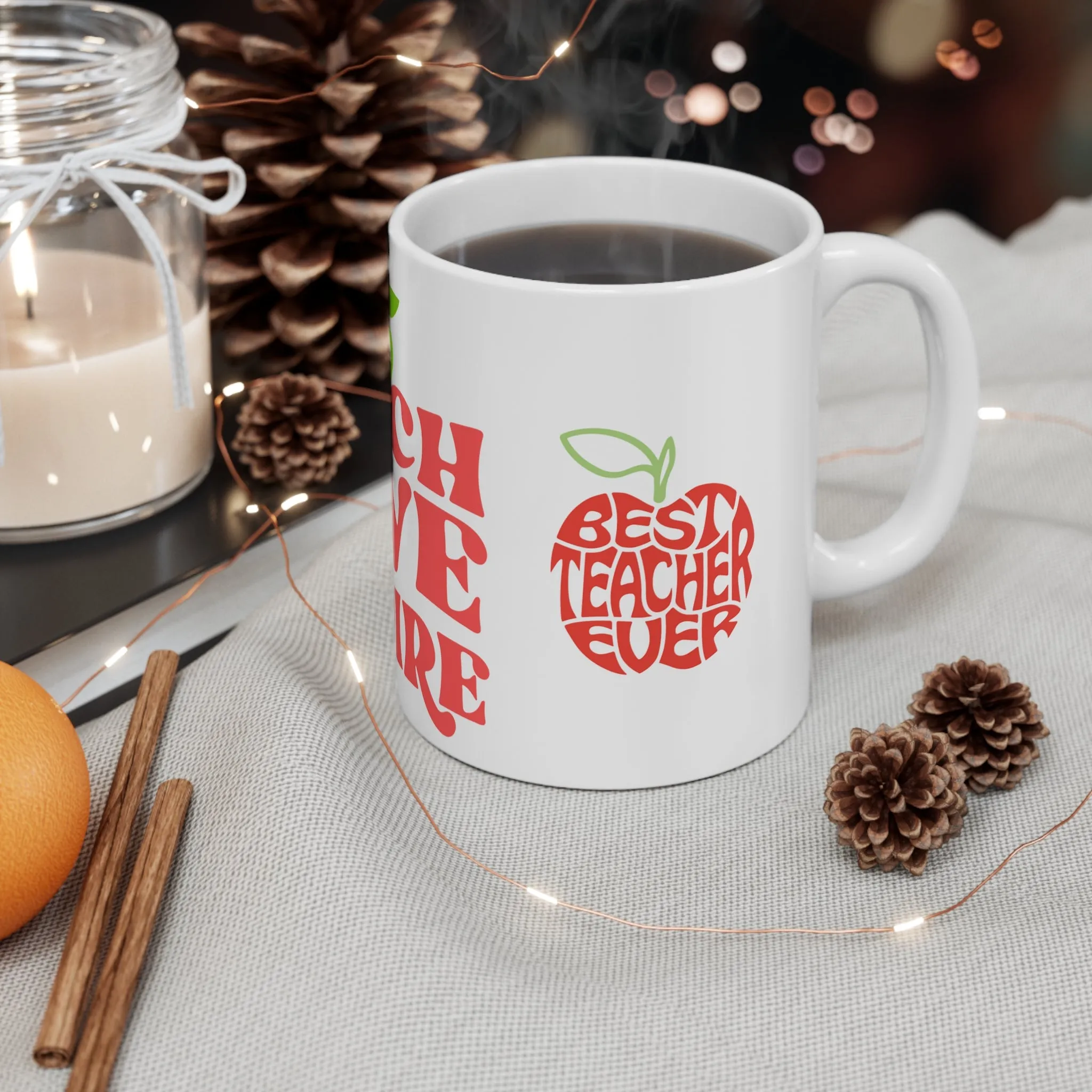 TEACH LOVE INPIRED MUG FOR TEACHERS - MUGSCITY - Free Shipping