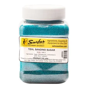 Teal Sanding Sugar 1lb