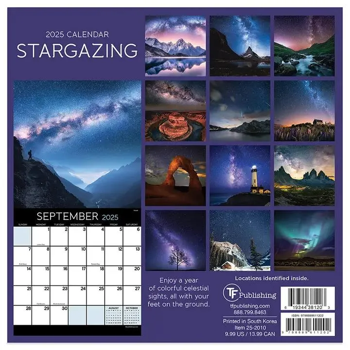 TF Publishing 2025 Stargazing Mini Calendar