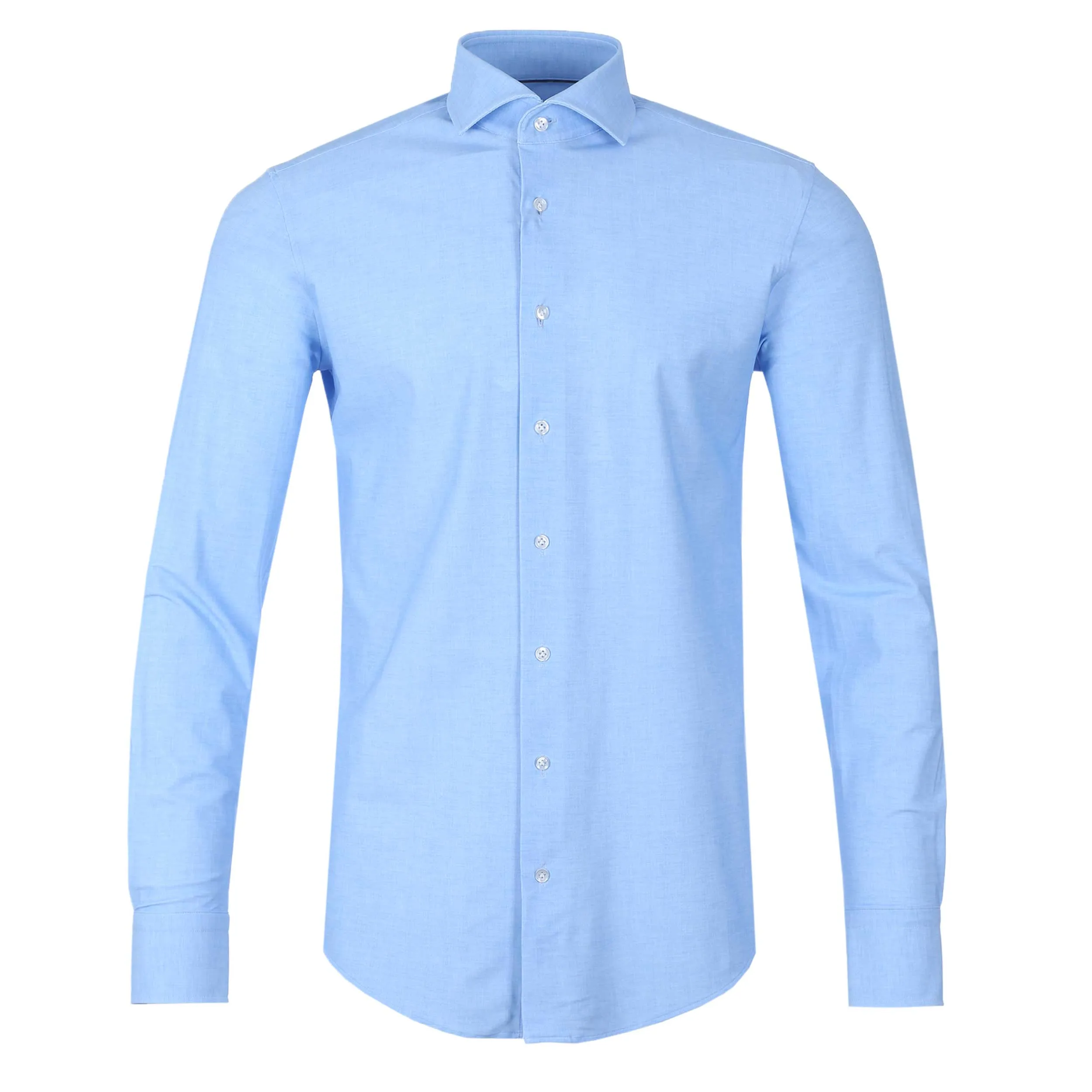 Thomas Maine Canclini Stretch Shirt in Sky Blue