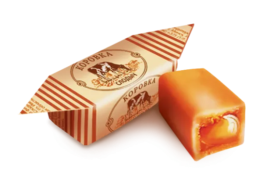 UNGLAZED MILK CANDIES "KOROVKA" 100g