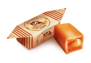 UNGLAZED MILK CANDIES "KOROVKA" 100g