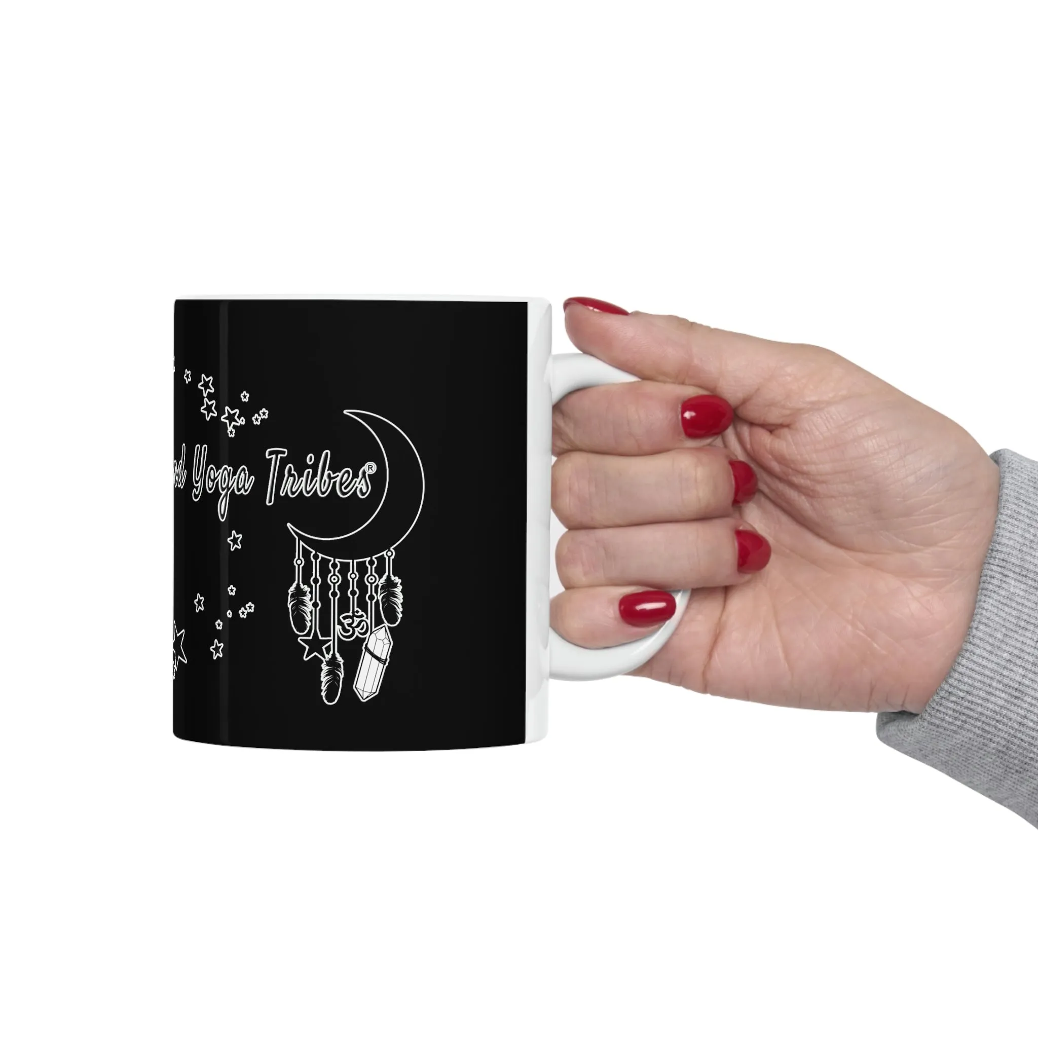 Witchy Vibes and Yoga Tribes Ceramic Mug 11oz