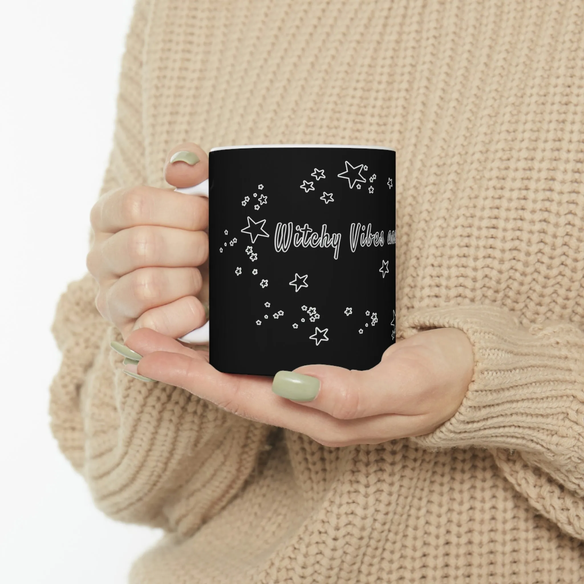 Witchy Vibes and Yoga Tribes Ceramic Mug 11oz