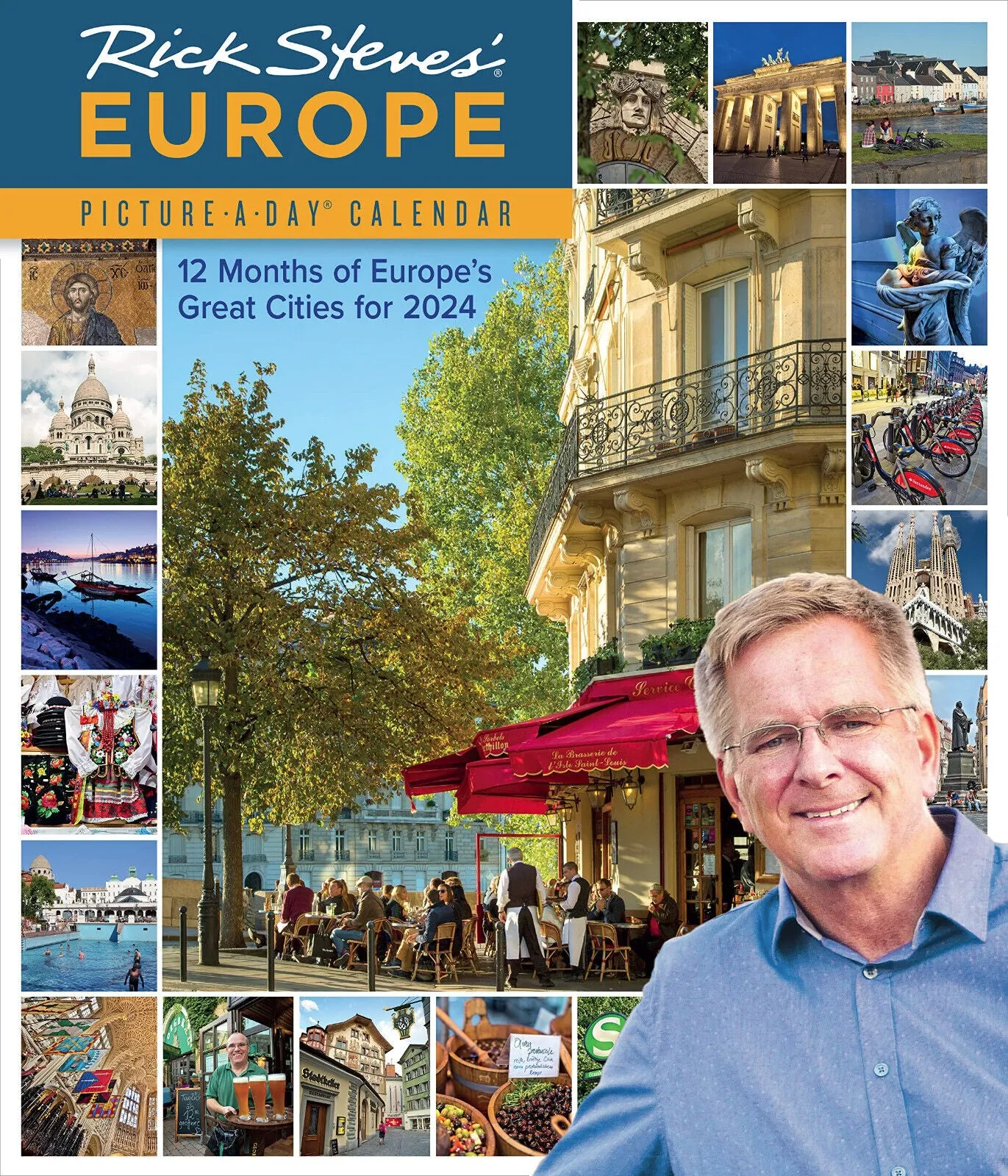 Workman Rick Steves’ Europe Picture-A-Day 2024 Wall Calendar