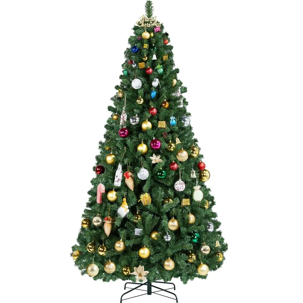 Yaheetech 4.5’/6’/7.5’/9’ Artificial Green Christmas Tree