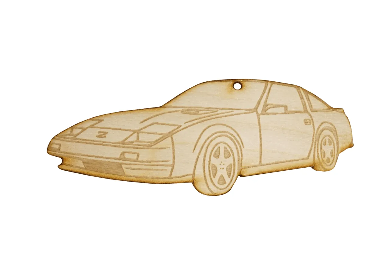 ZSPEC Laser-Engraved Wood Ornament, Style: Nissan 300zx Z31