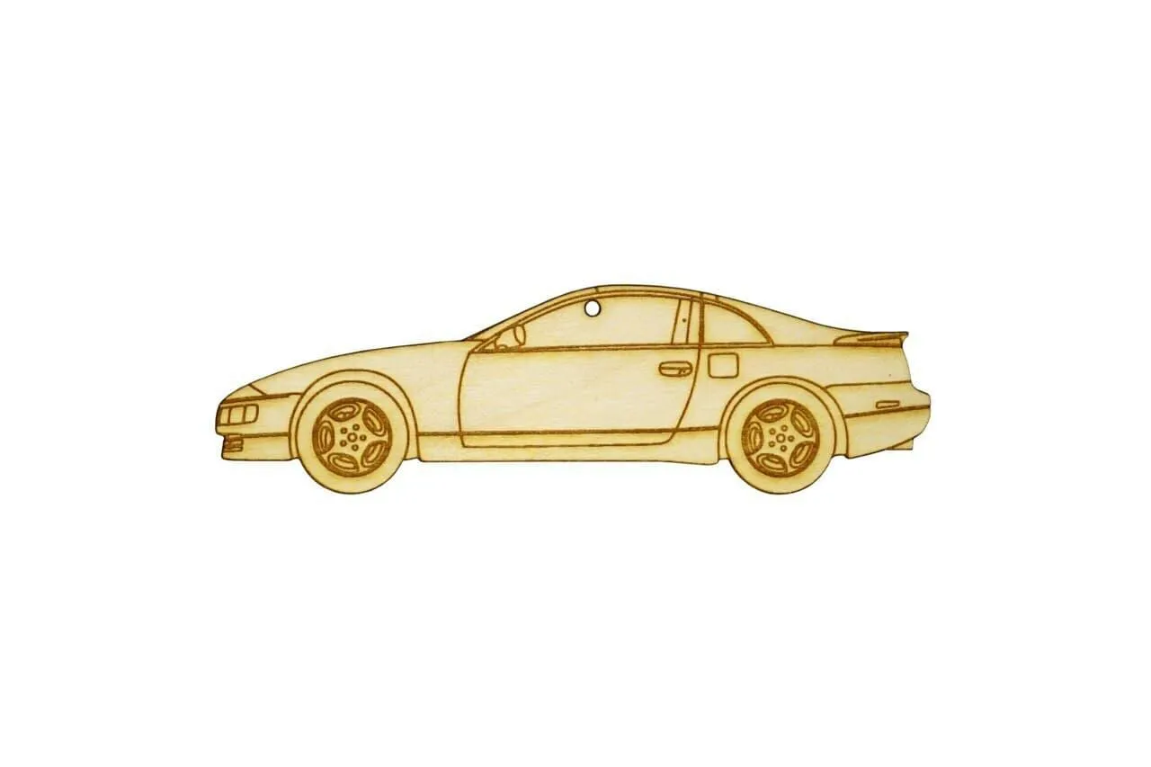 ZSPEC Laser-Engraved Wood Ornament, Style: Nissan 300zx Z32, Birch